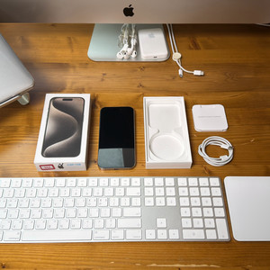 애플 - 아이폰 15 프로 (내추럴 티타늄), 128기가 이미지