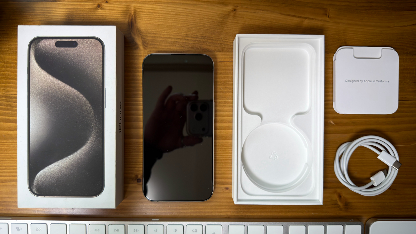 애플 - 아이폰 15 프로 (내추럴 티타늄), 128기가 이미지