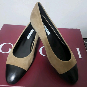 새상품 금강제화 제니아 펌프스 플랫슈즈 여자 가죽 구두 240 이미지