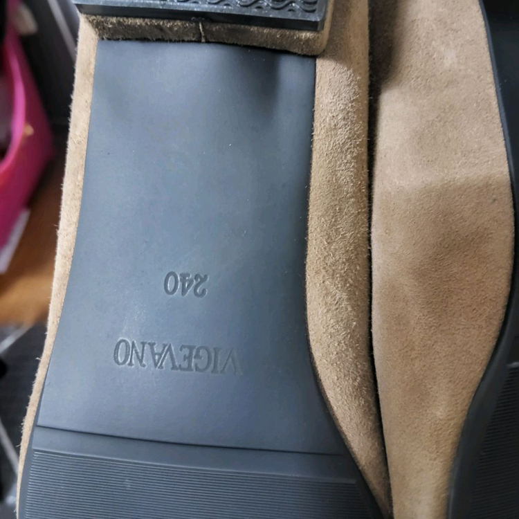 새상품 금강제화 제니아 펌프스 플랫슈즈 여자 가죽 구두 240 이미지