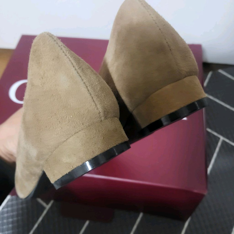 새상품 금강제화 제니아 펌프스 플랫슈즈 여자 가죽 구두 240 이미지