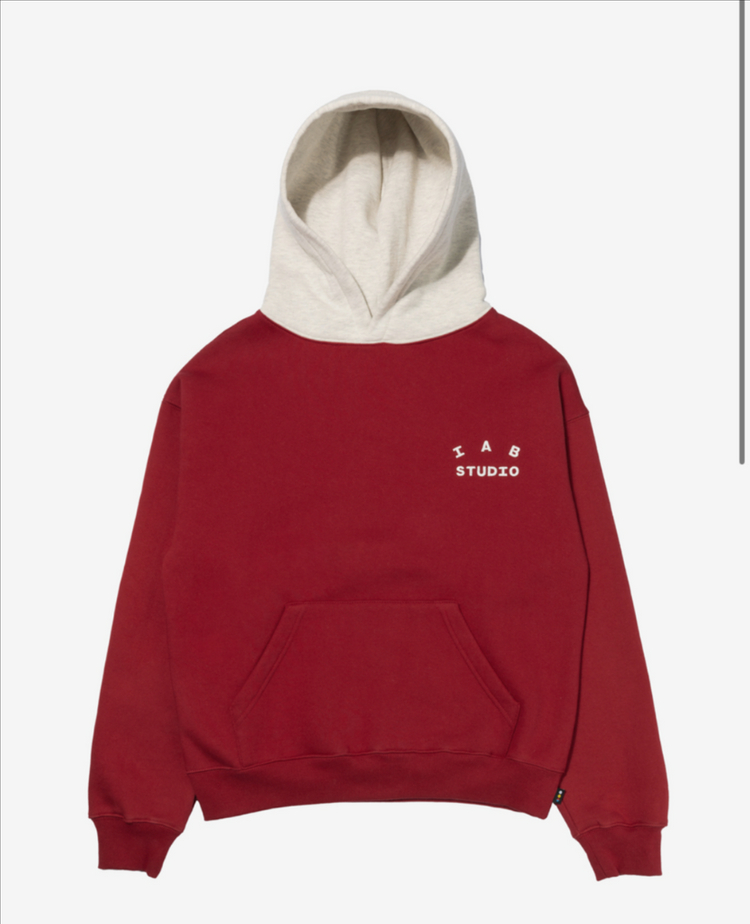 아이앱 크리스마스 후드 버건디 오트밀 M,L,XL 판매 이미지