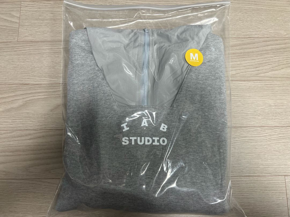 아이앱 우븐 후디 그레이 화이트 S,M,L,XXL 판매 이미지