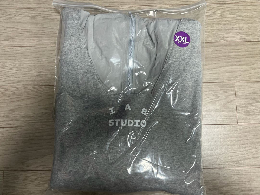 아이앱 우븐 후디 그레이 화이트 S,M,L,XXL 판매 이미지