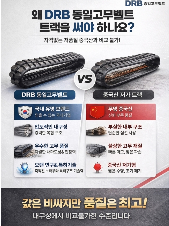 미니굴삭기 코벨코017 동일고무트랙 얀마017 동일고무트랙 팝니다 이미지