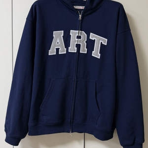 더뮤지엄비지터 ART 후드집업 네이비 이미지