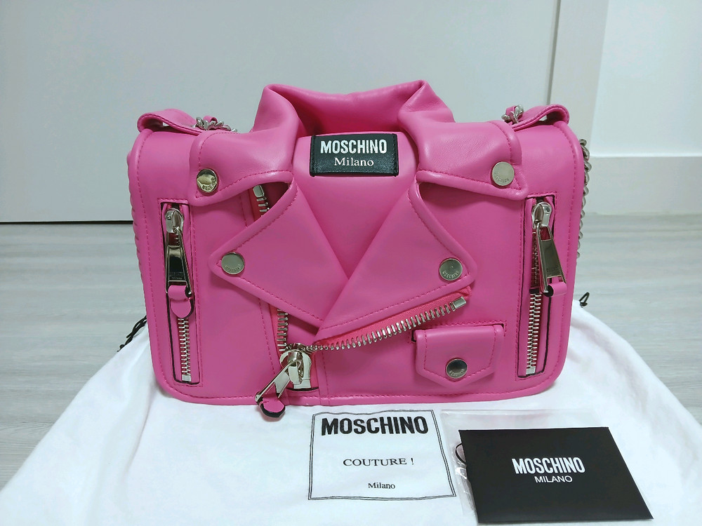 명품백 모스키노 핑크가방 자켓백 자켓가방 이미지