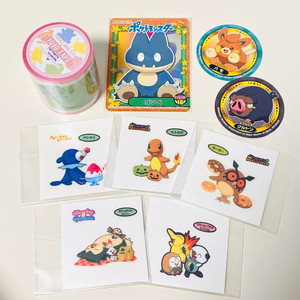 고전빈티지문구 포켓몬스터 일본띠부씰스티커 나몰빼미잠맘보누리공 요조테이프 피카츄파이리이상해씨팬텀푸린 이미지