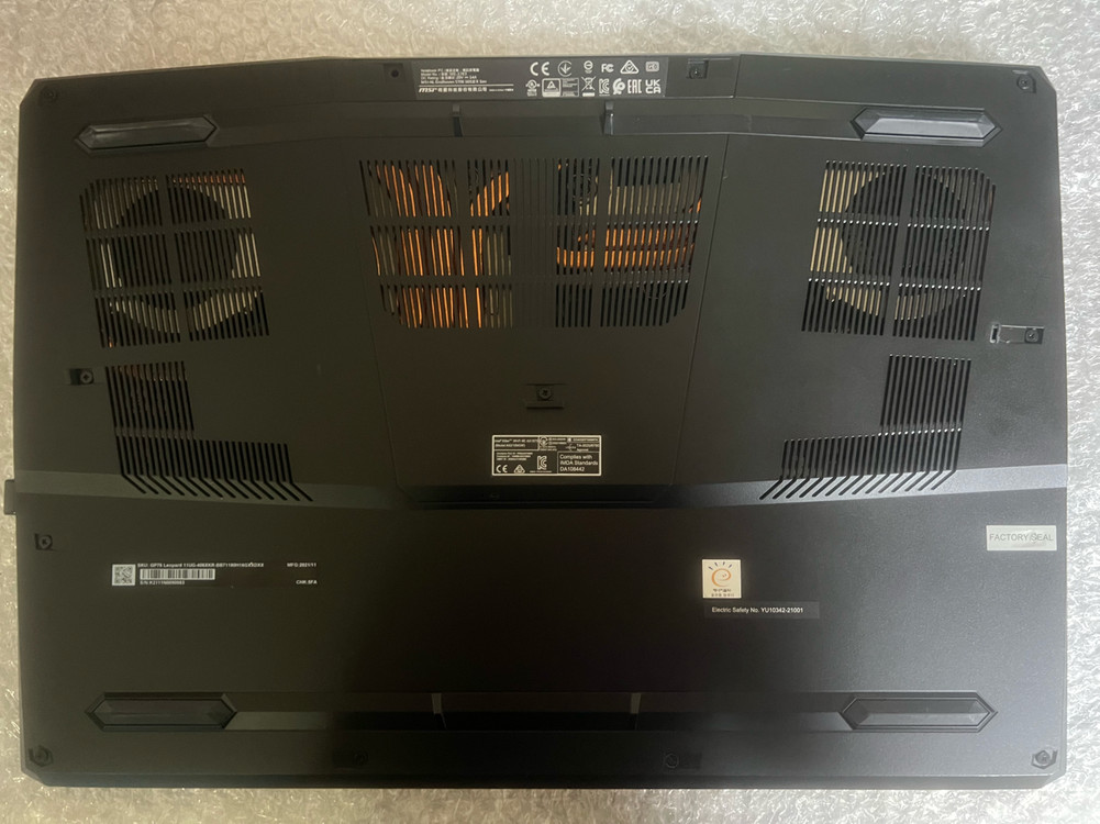 MSI GP76 17인치 i7-11800H, RTX3070 게이밍 노트북 이미지