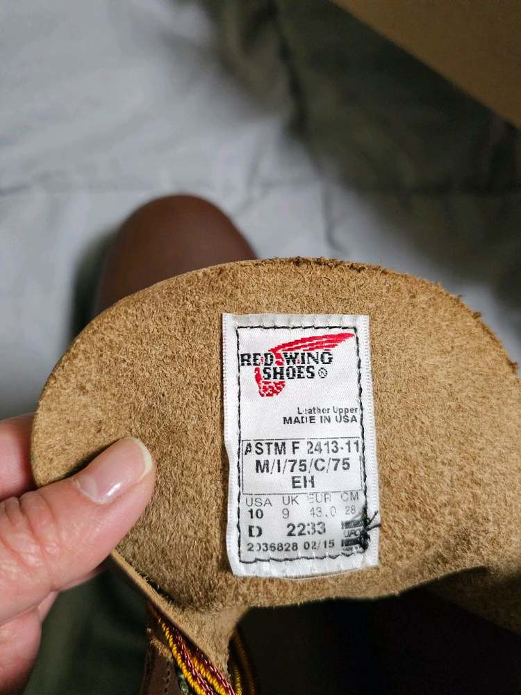 (미사용)레드윙 부츠 2233(280mm) 이미지