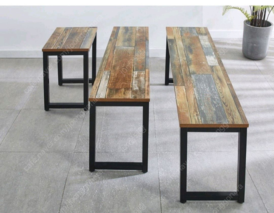 로스타 테이블 원목2인용 의자 팬시 벤치의자2개세트 의자단품 식탁의자 #완전새거# 이미지