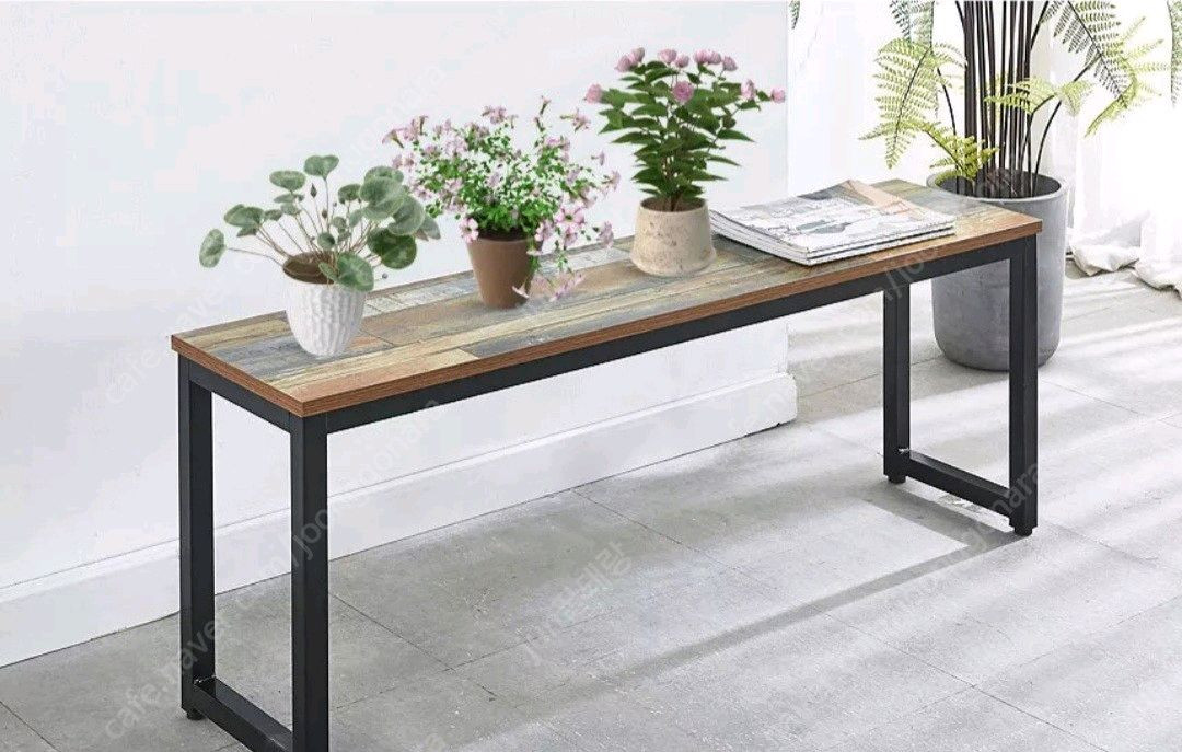 로스타 테이블 원목2인용 의자 팬시 벤치의자2개세트 의자단품 식탁의자 #완전새거# 이미지