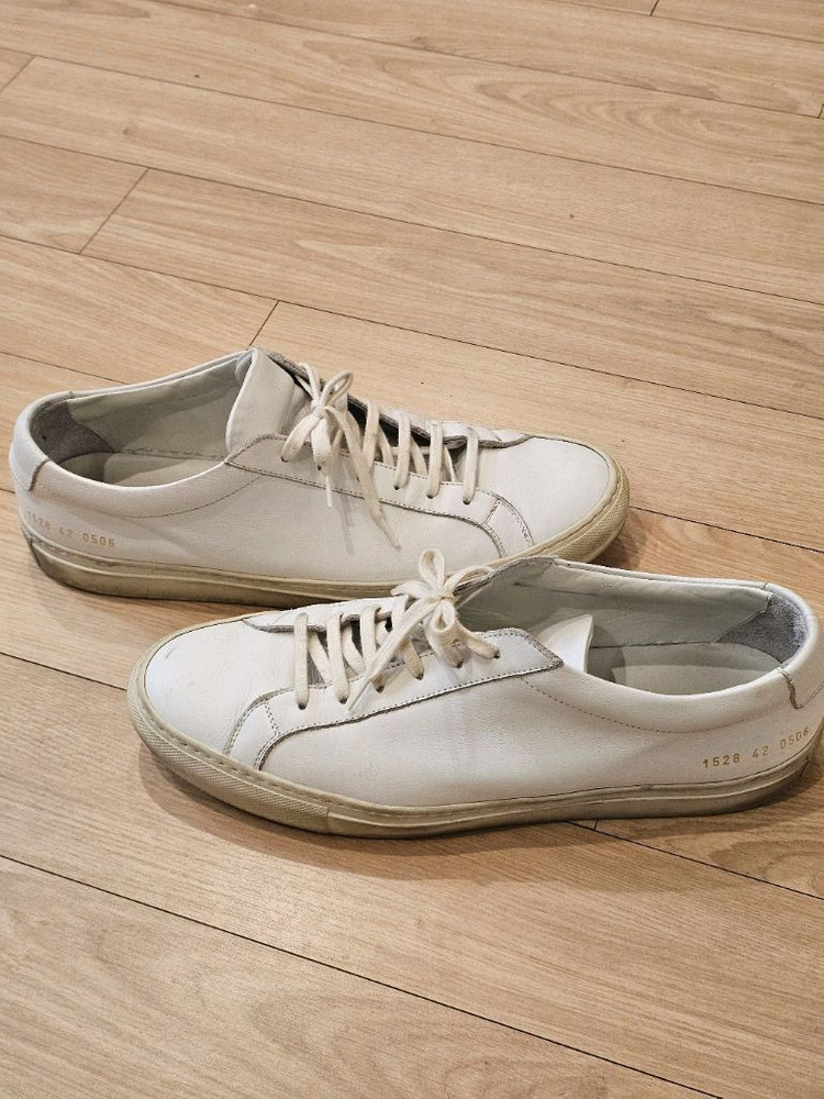 커먼 프로젝트 아킬레스 로우 화이트 레더 스니커즈 1528 0506 42사이즈 이미지