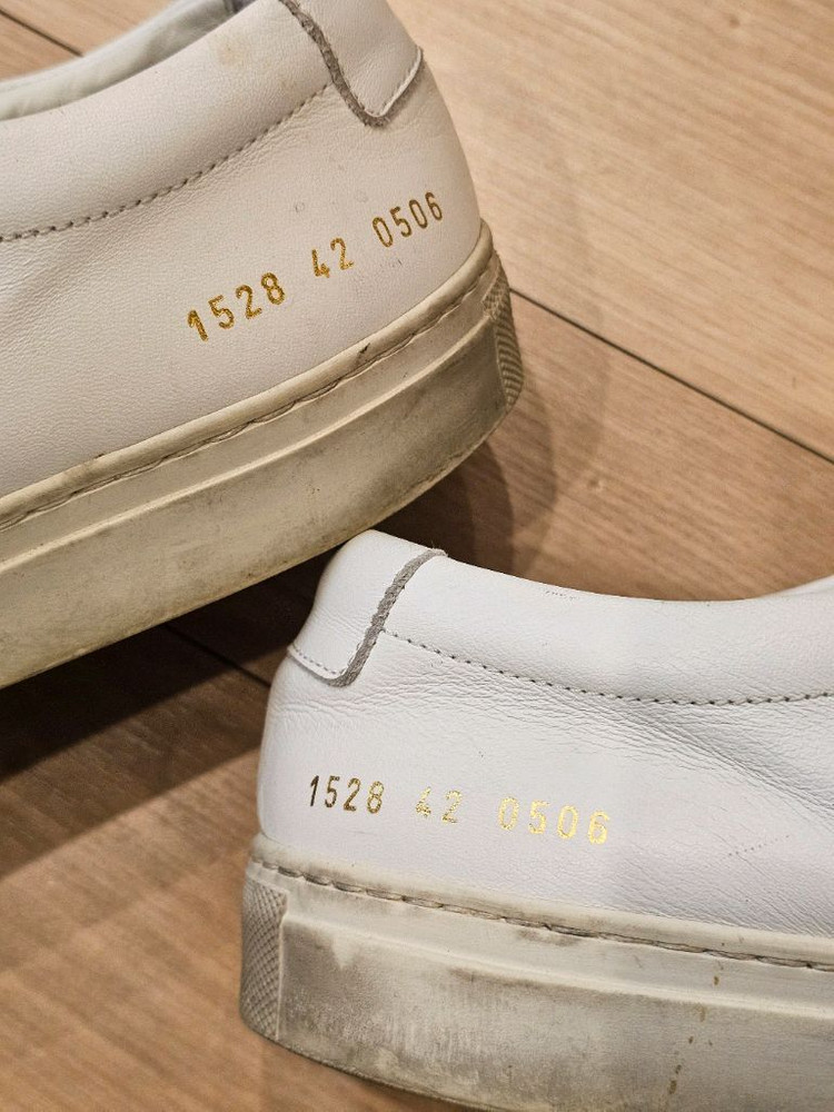 커먼 프로젝트 아킬레스 로우 화이트 레더 스니커즈 1528 0506 42사이즈 이미지