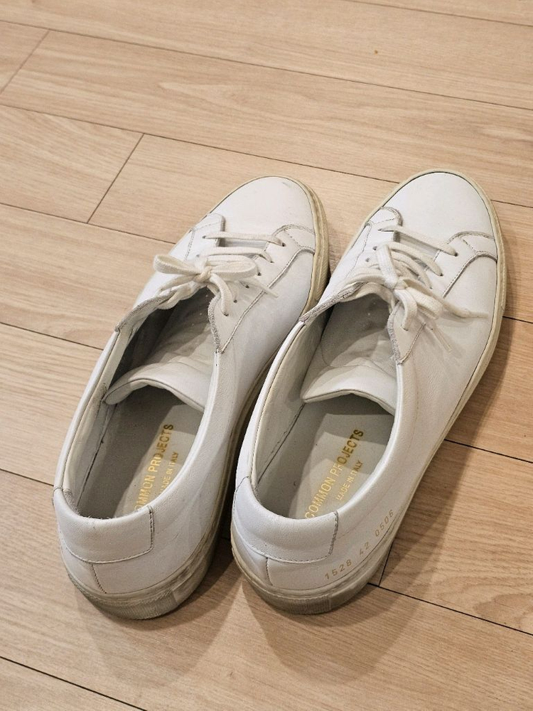 커먼 프로젝트 아킬레스 로우 화이트 레더 스니커즈 1528 0506 42사이즈 이미지