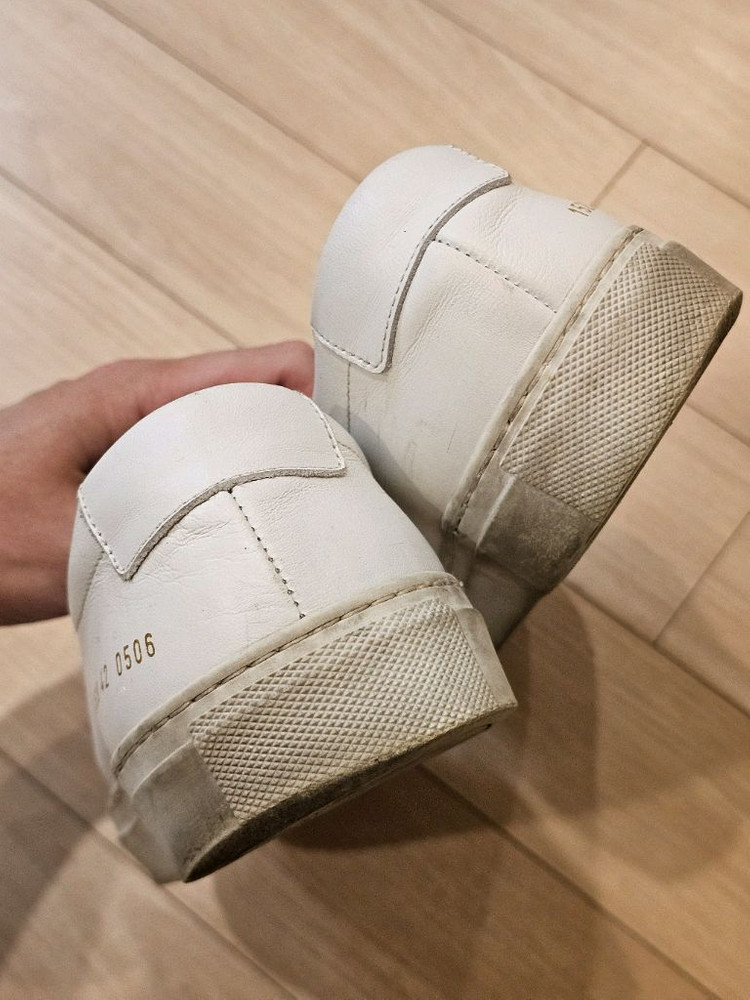 커먼 프로젝트 아킬레스 로우 화이트 레더 스니커즈 1528 0506 42사이즈 이미지