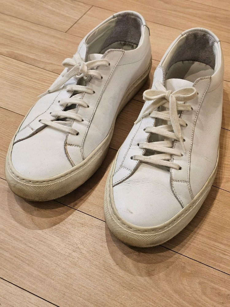 커먼 프로젝트 아킬레스 로우 화이트 레더 스니커즈 1528 0506 42사이즈 이미지