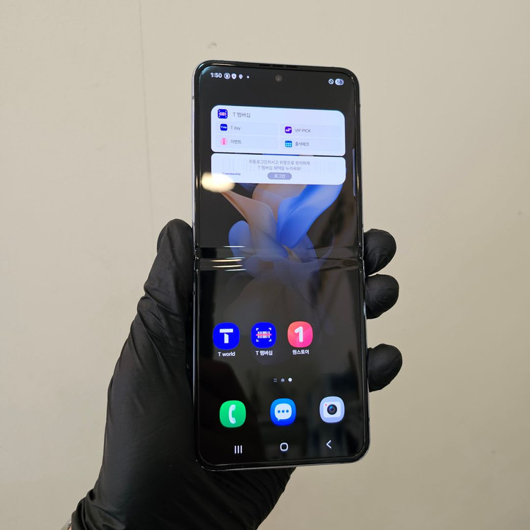 갤럭시Z플립4 256기가 블루 (무잔상) / 0320 이미지