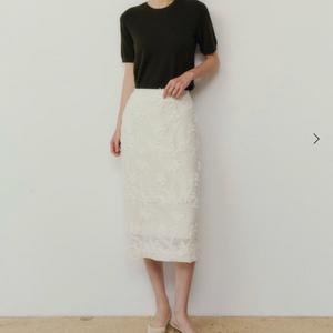 시에 sie 보타 아플리케 스커트 새상품 S사이즈 이미지