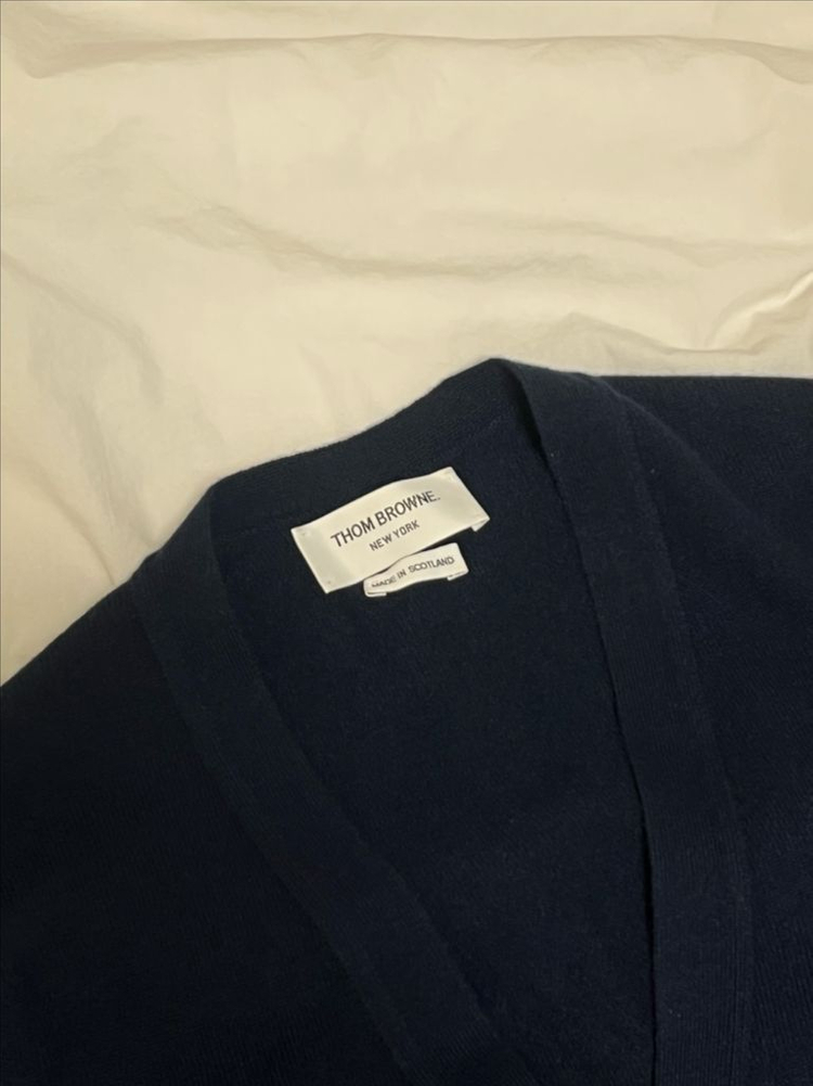 정품 톰브라운 캐시미어 가디건(사이즈 40) 이미지