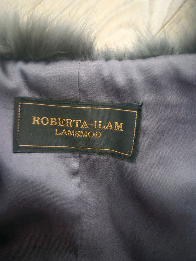 Roberta-Ilam 그레이 폭스퍼 조끼 이미지