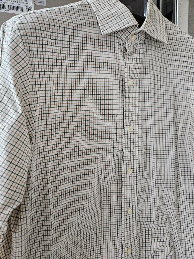 (폴로 POLO 랄프로렌) 베이지 체크셔츠 15(1/2) 32/33사이즈 이미지