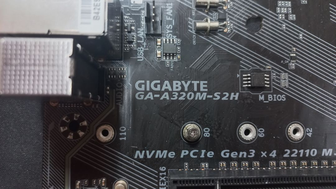 기가바이트 a320m-s2h 메인보드 팝니다. 이미지