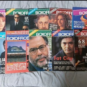 90년대 미국 영화잡지 박스오피스 매거진 Boxoffice Magazine 13권 일괄판매 가격택포 이미지