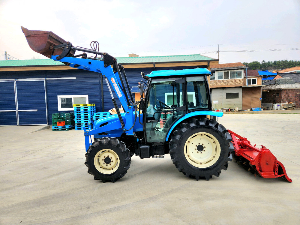 LS 55마력 트랙터팝니다 (본기로더로타리에어컨탑차) 이미지