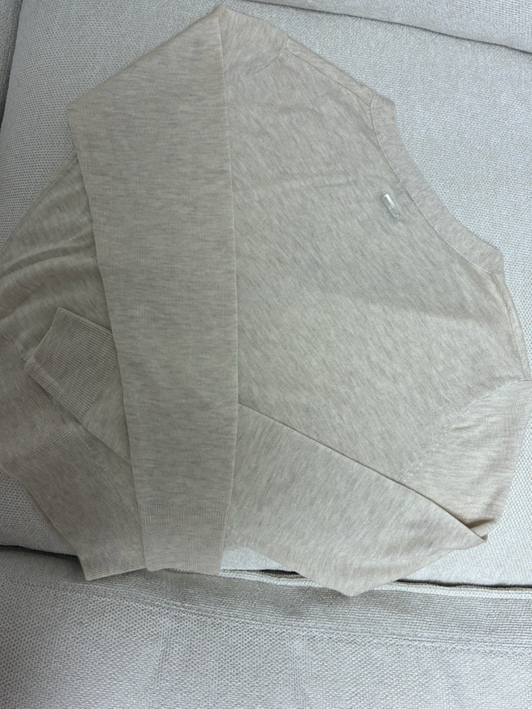 [새상품] sie 시에 리벨 소프트 가디건 오트밀 S사이즈 이미지