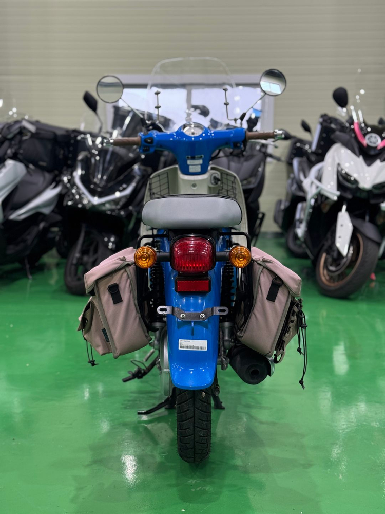 특가) 혼다 23년식 슈퍼커브110 5천 크롬 준튜닝 바이크 판매합니다. 이미지