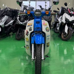 특가) 혼다 23년식 슈퍼커브110 5천 크롬 준튜닝 바이크 판매합니다. 이미지