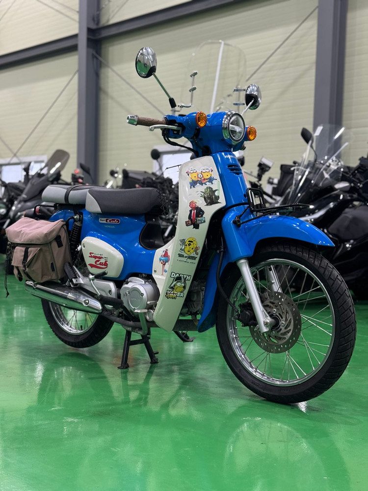 특가) 혼다 23년식 슈퍼커브110 5천 크롬 준튜닝 바이크 판매합니다. 이미지