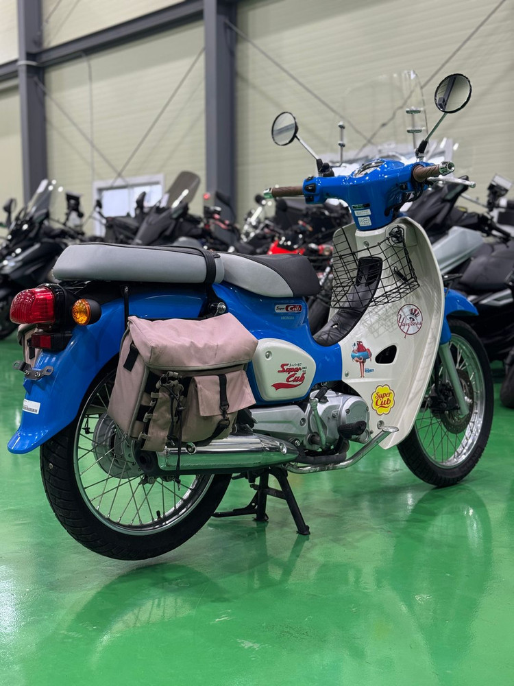 특가) 혼다 23년식 슈퍼커브110 5천 크롬 준튜닝 바이크 판매합니다. 이미지