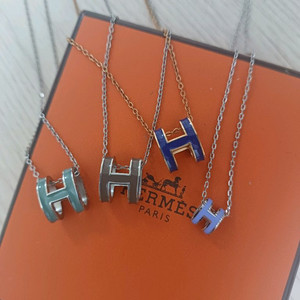 새상품 에르메스 H 로고 목걸이 이미지