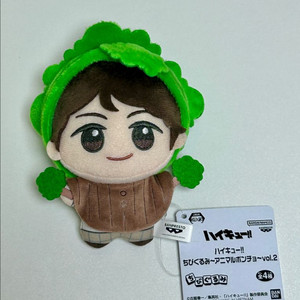 하이큐 오이카와 나무카와 동물애니멀 판쵸판초 치비누이인형피규어가챠아크릴 이미지