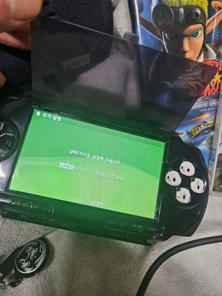 PSP 1005 번들 게임 (레이싱게임/건담/잭앤덱스터) 세트 이미지