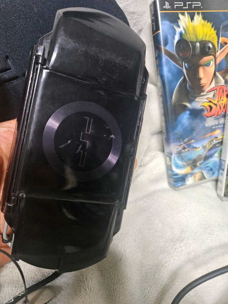 PSP 1005 번들 게임 (레이싱게임/건담/잭앤덱스터) 세트 이미지