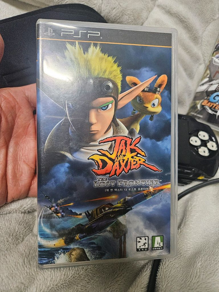 PSP 1005 번들 게임 (레이싱게임/건담/잭앤덱스터) 세트 이미지