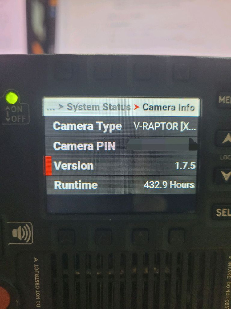 RED v raptor 8k vv 레드랩터 카메라 바디 이미지