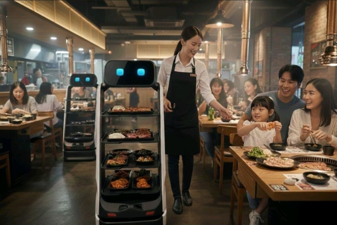 음식점 로봇 서빙기 서빙로봇 T9 이미지