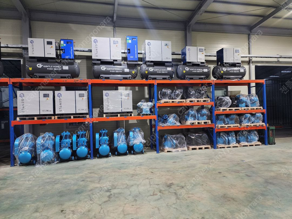 중고 10마력 오일프리 콤프레샤 단상 콤프레샤 이미지