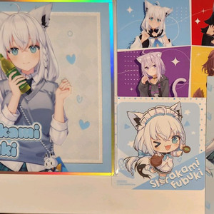 홀로라이브 시라카미 후부키 굿즈 세트 이미지