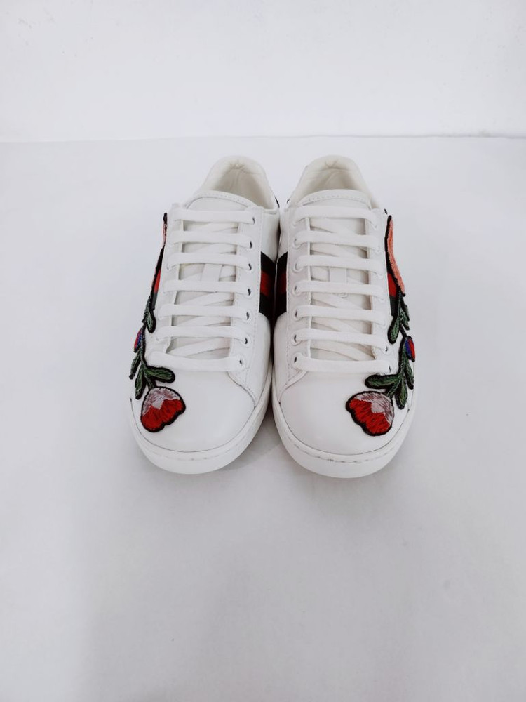 구찌 에이스 플라워 자수 여성 스니커즈 34/220 이미지