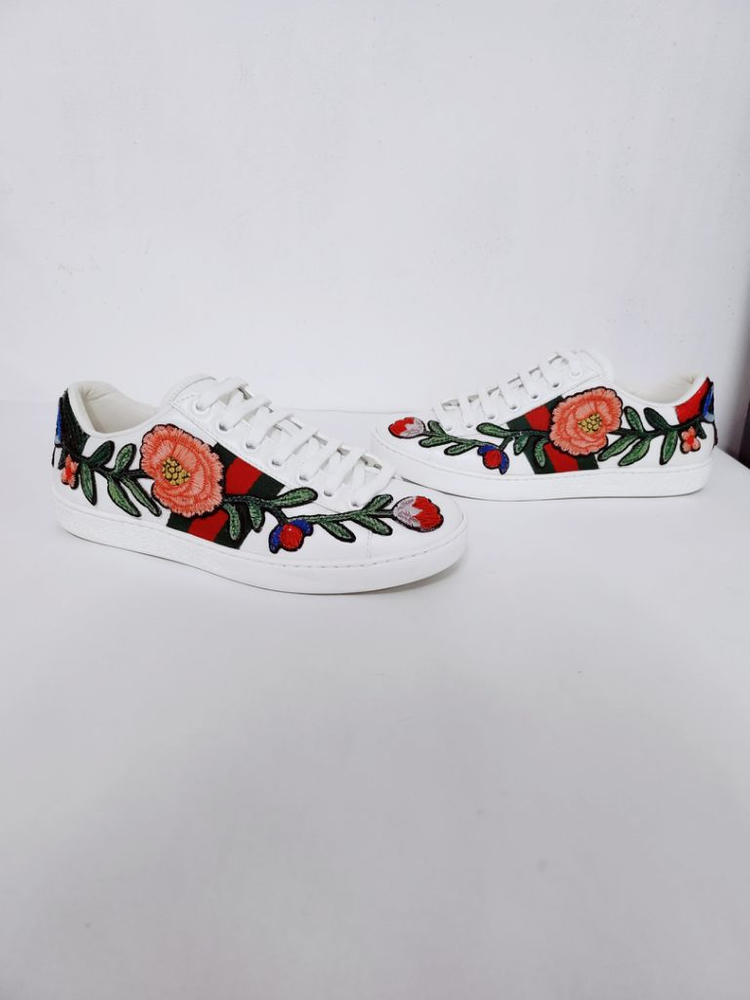 구찌 에이스 플라워 자수 여성 스니커즈 34/220 이미지