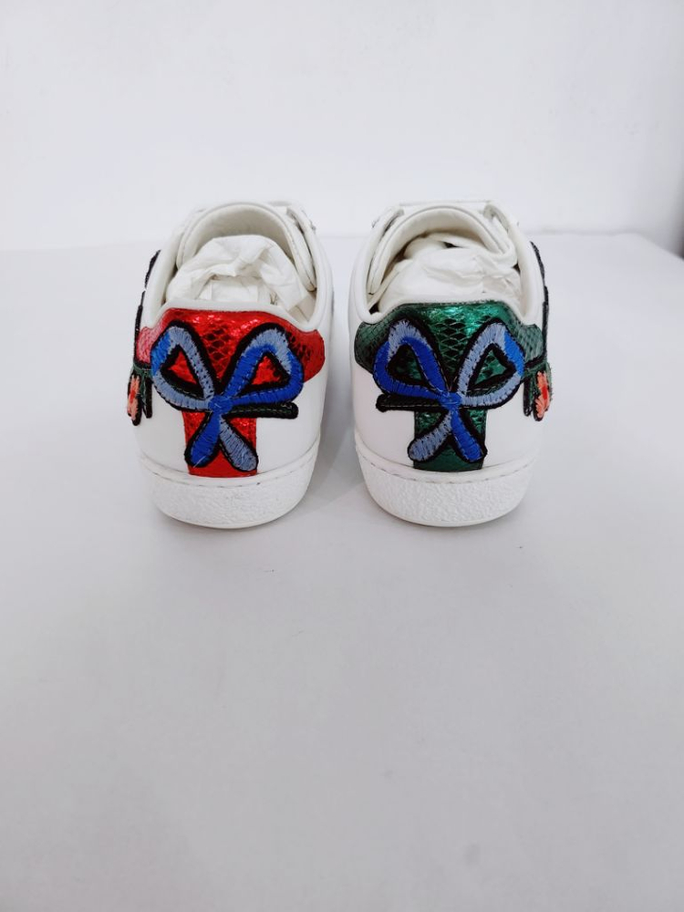 구찌 에이스 플라워 자수 여성 스니커즈 34/220 이미지