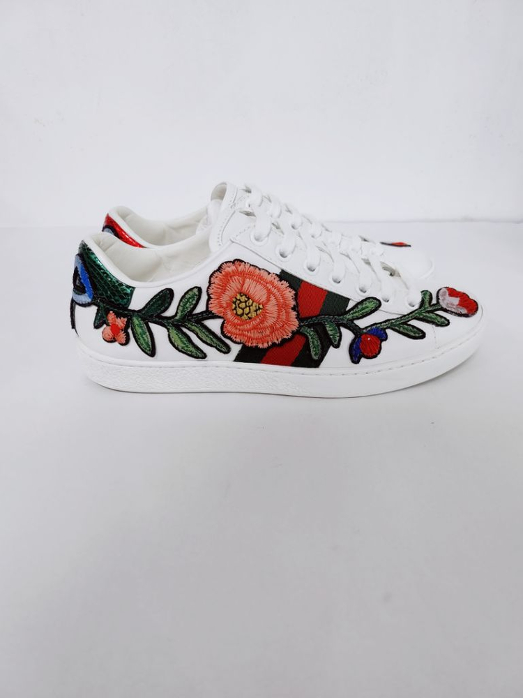 구찌 에이스 플라워 자수 여성 스니커즈 34/220 이미지
