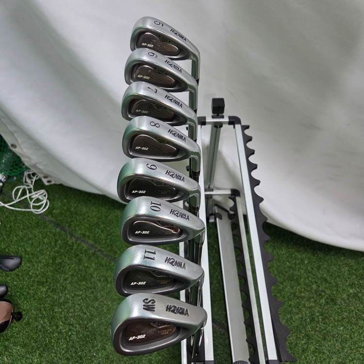중고골프채 혼마 트윈마크 AP-302 그라파이트 남성용 중고 아이언 풀세트 5-S 8i 이미지