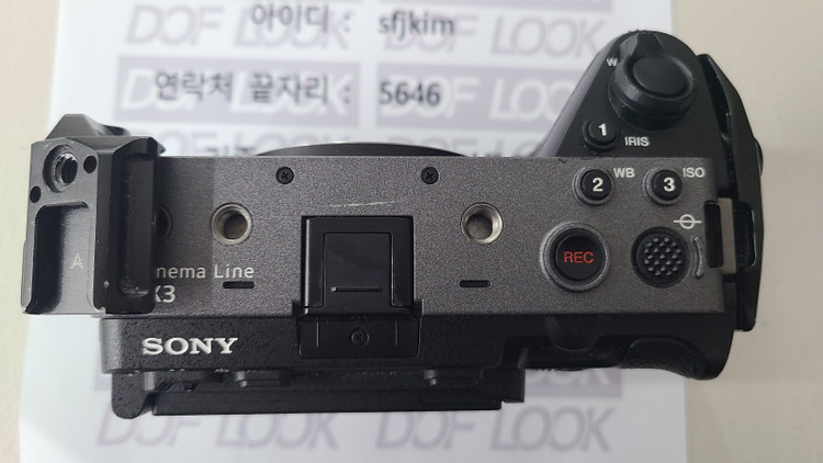 SONY Cinema Line FX3 + smallrig 케이지 판매 이미지