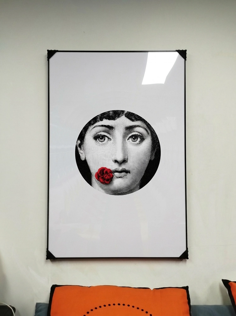 그림 액자 팝아트 인테리어소품 여인그림 인물액자 미니멀 모던 디자인 거실 안방 홈스타일링 벽면 장식용 포르나세티 이미지